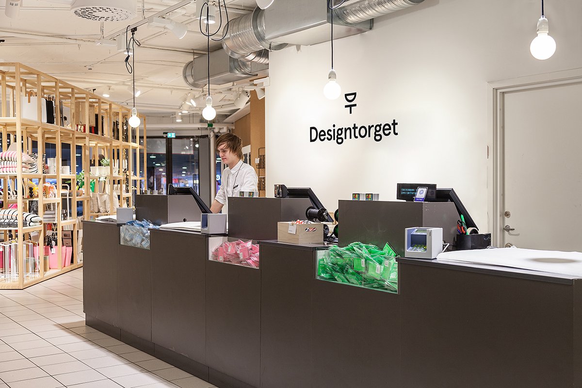 Designtorget生活超市VI形象  店面展示