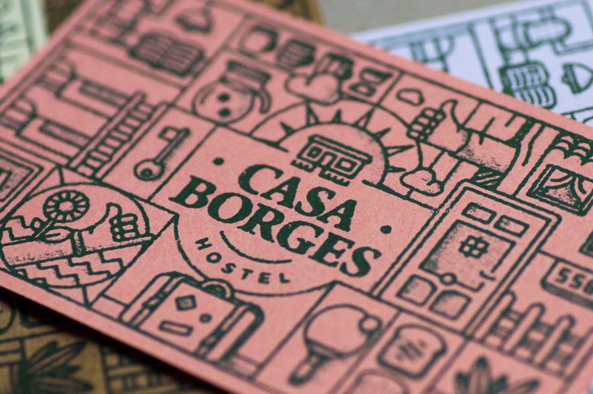 Casa Borges 旅館品牌vi設計—視覺形象設計，vi設計，視覺形象設計，旅館品牌vi設計，圖形設計，旅館vi設計，vi品牌策劃，深圳vi設計，左右格局