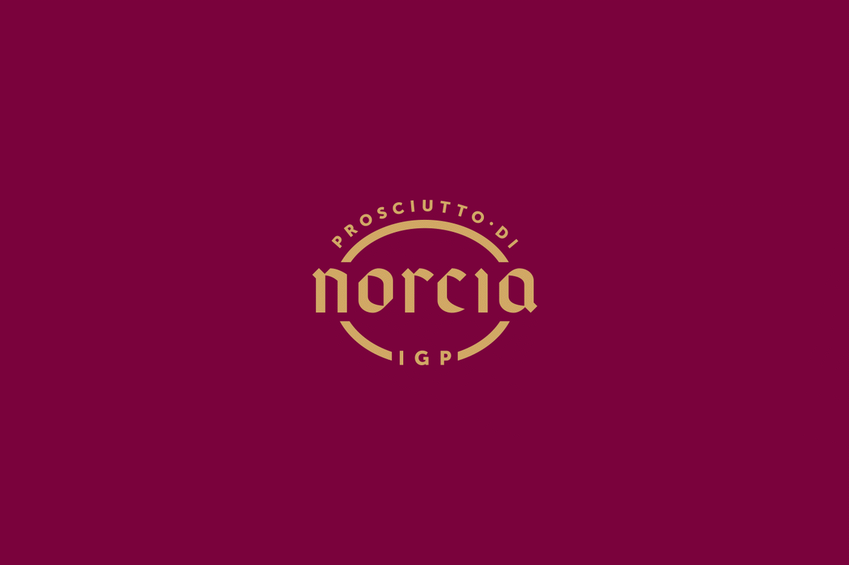 （食品）Norcia 火腿品牌vi設計和logo設計案例，vi設計，食品vi設計，食品品牌vi設計，品牌logo設計，品牌vi設計，vi品牌策劃，深圳vi設計，左右格局