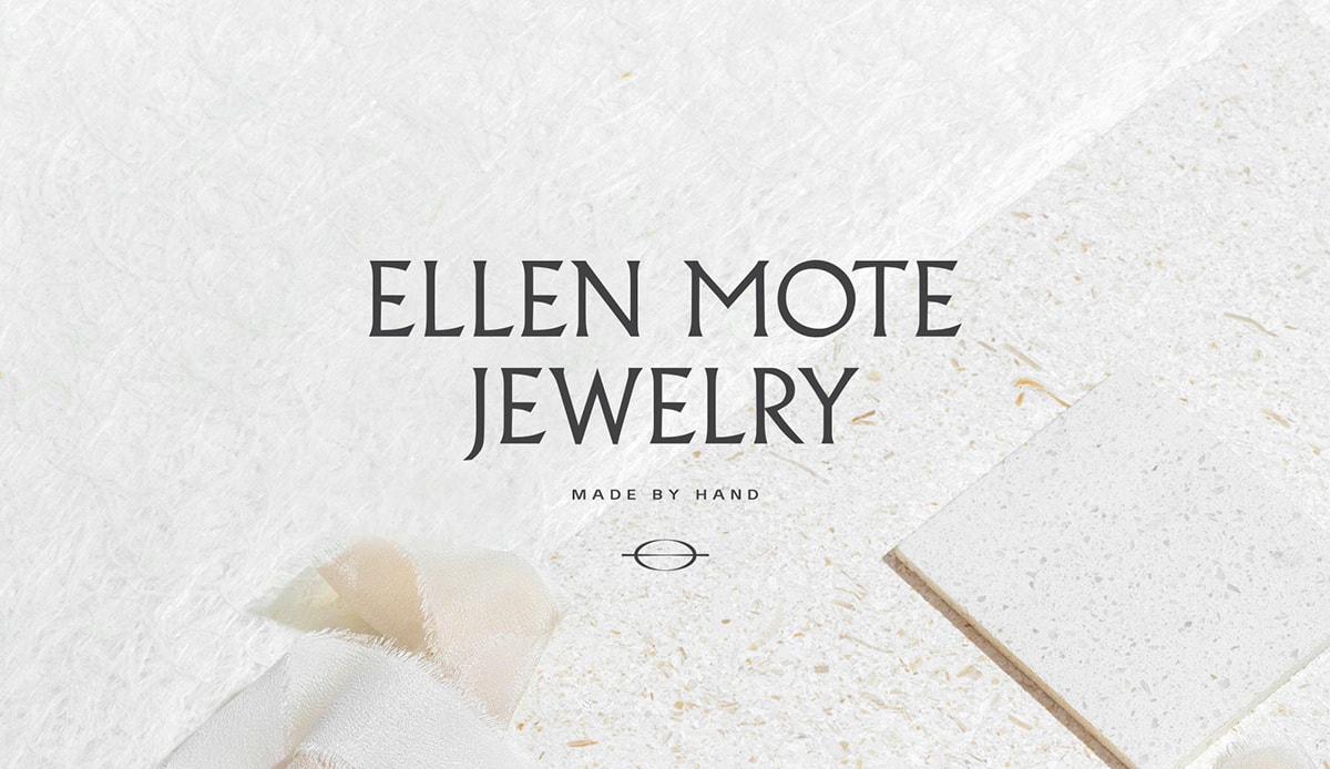 時尚簡約 Ellen Mote 珠寶品牌VI設計和品牌重塑，珠寶品牌VI設計，珠寶網站設計，品牌戰略升級， 深圳VI設計，左右格局