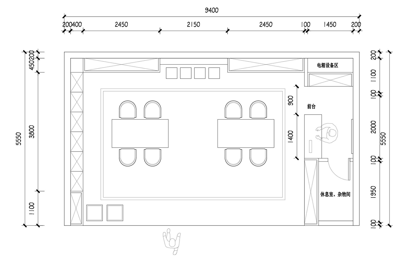 CAMBAS輕奢珠寶品牌空間設計-深圳左右格局